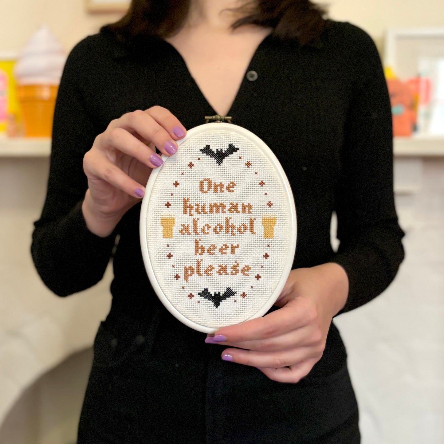 One Human Alcohol Beer PDF Pattern