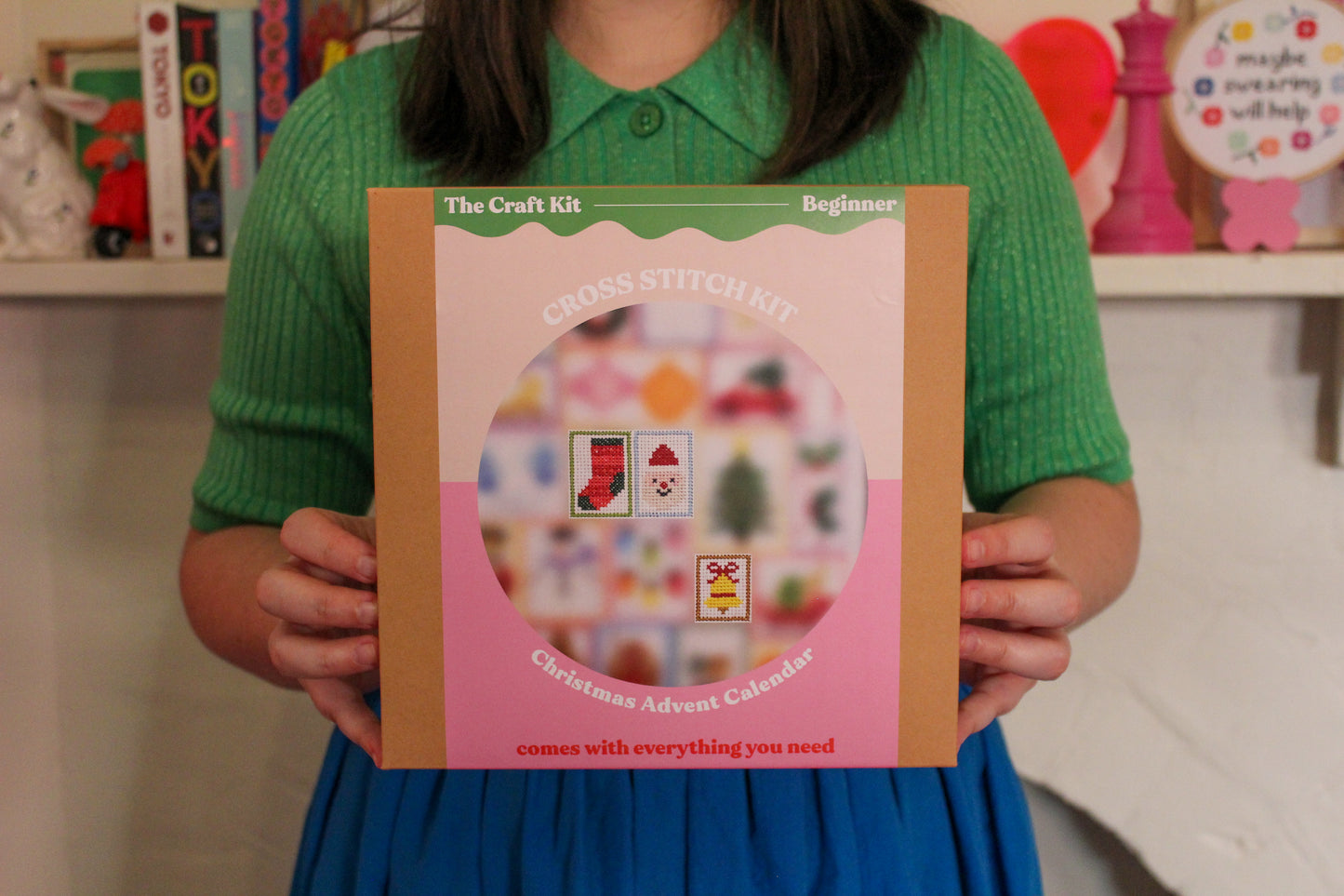 Christmas Advent Calendar Cross Stitch Kit