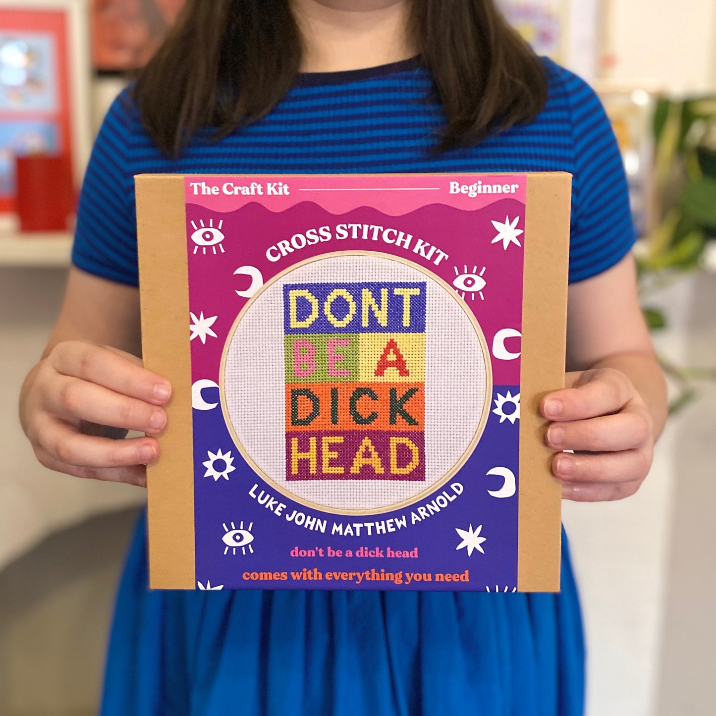 Don't Be a Dick Head Cross Stitch Kit