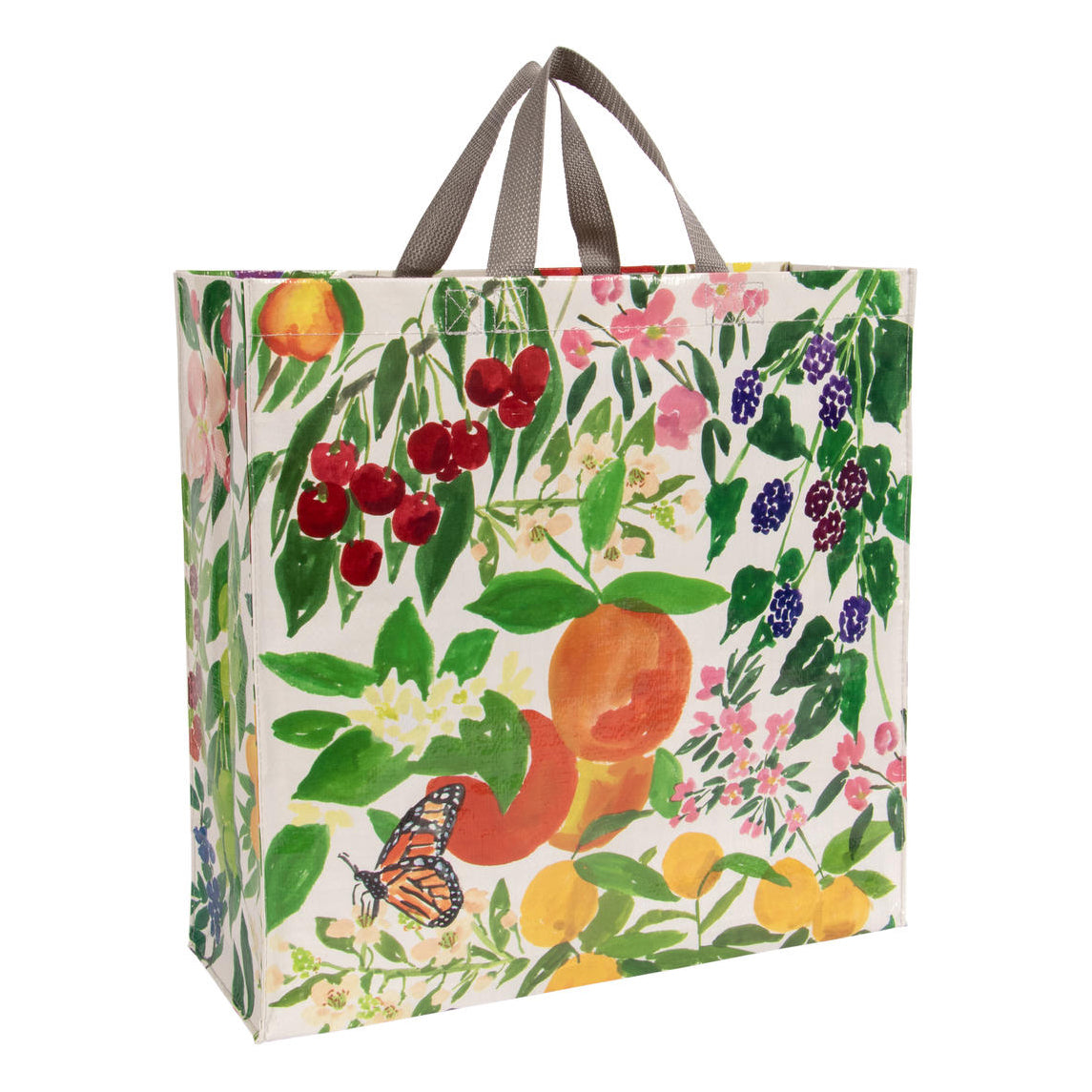 orchard shopper tote bag blue q the crafty cowgirl