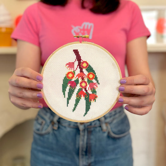 Flowering Gum Cross Stitch Kit