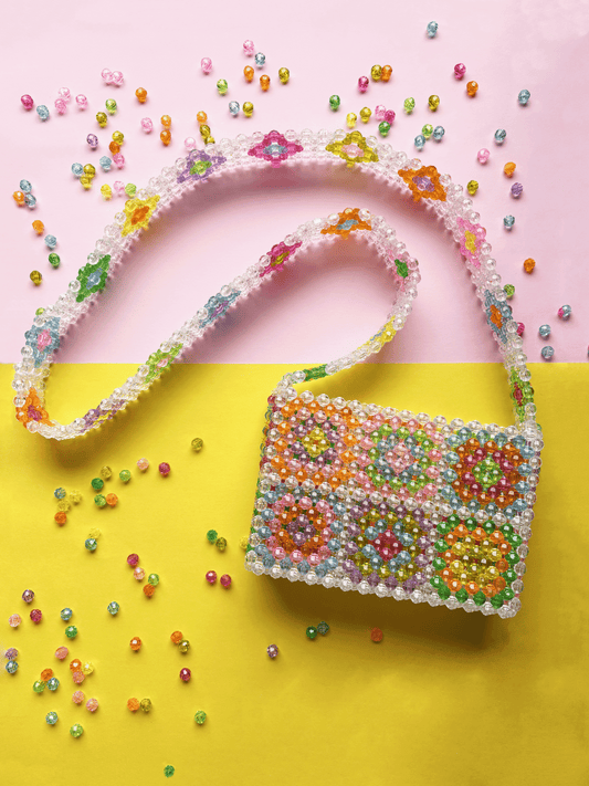 Long Strap Expansion Pack for Crochet Granny Square Beaded Bag