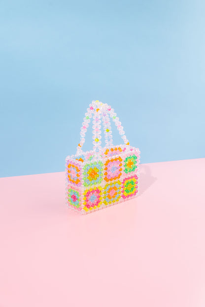 Crochet Granny Square Beaded Bag Kit