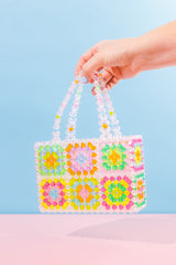 Crochet Granny Square Beaded Bag Kit
