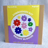 bright blooms embroidery kit DIY craft the crafty cowgirl