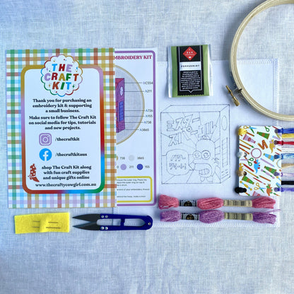 mr sparkle embroidery kit