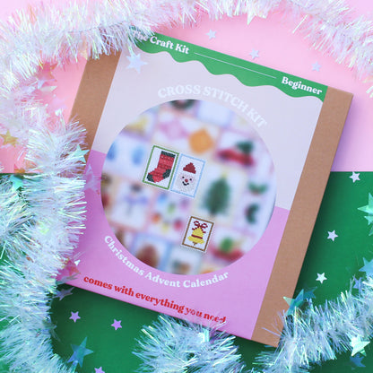 Christmas Advent Calendar Cross Stitch Kit