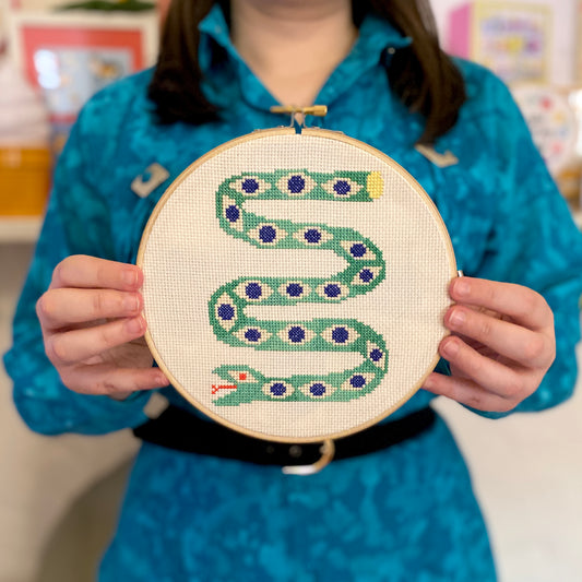 Serpent Sees Cross Stitch Kit