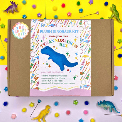 t rex felt plush kit from the crafty cowgirl